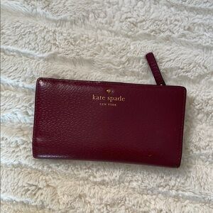 Kate Spade Burgundy Wallet